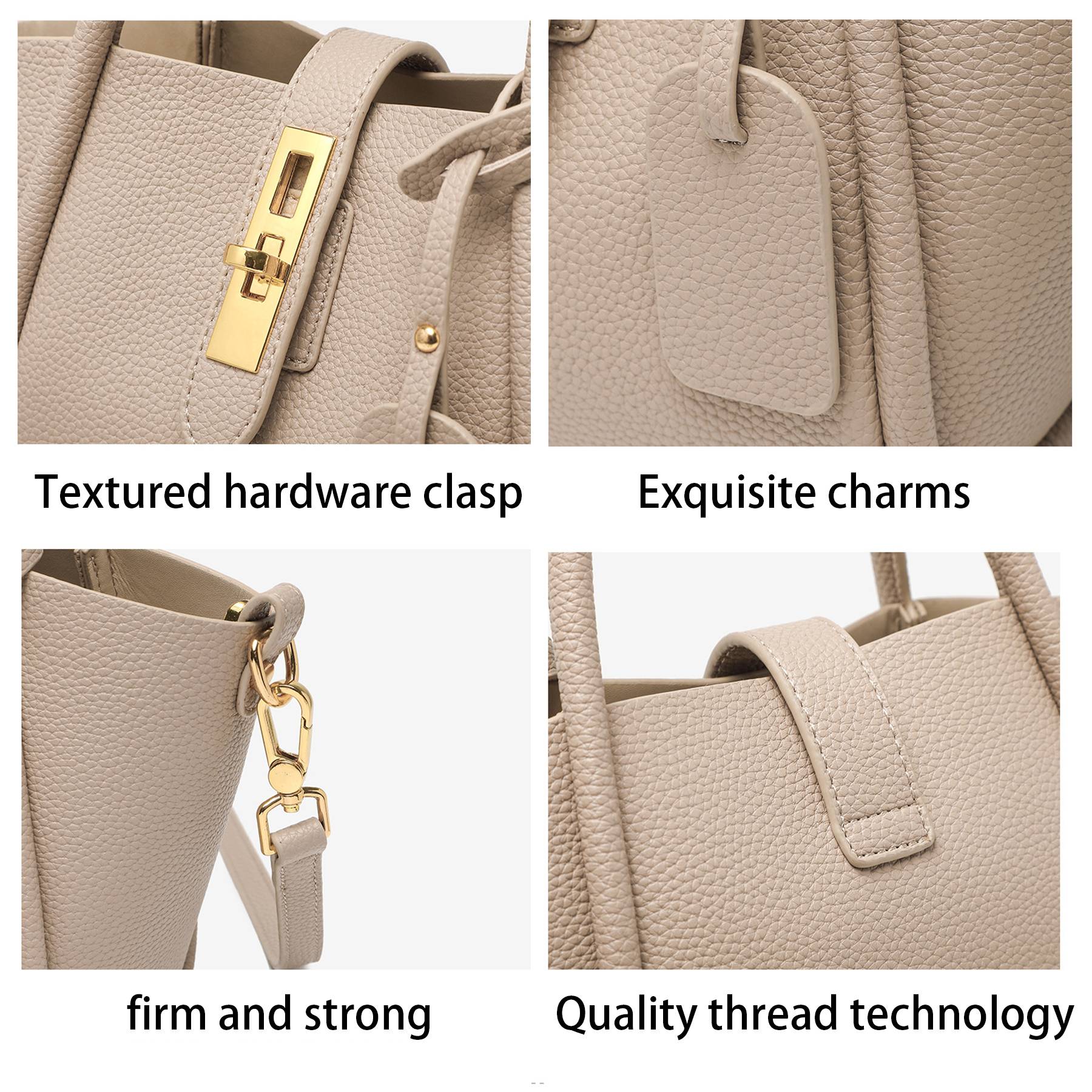 Genuine Leather Stylish cross-body bucket bag 7