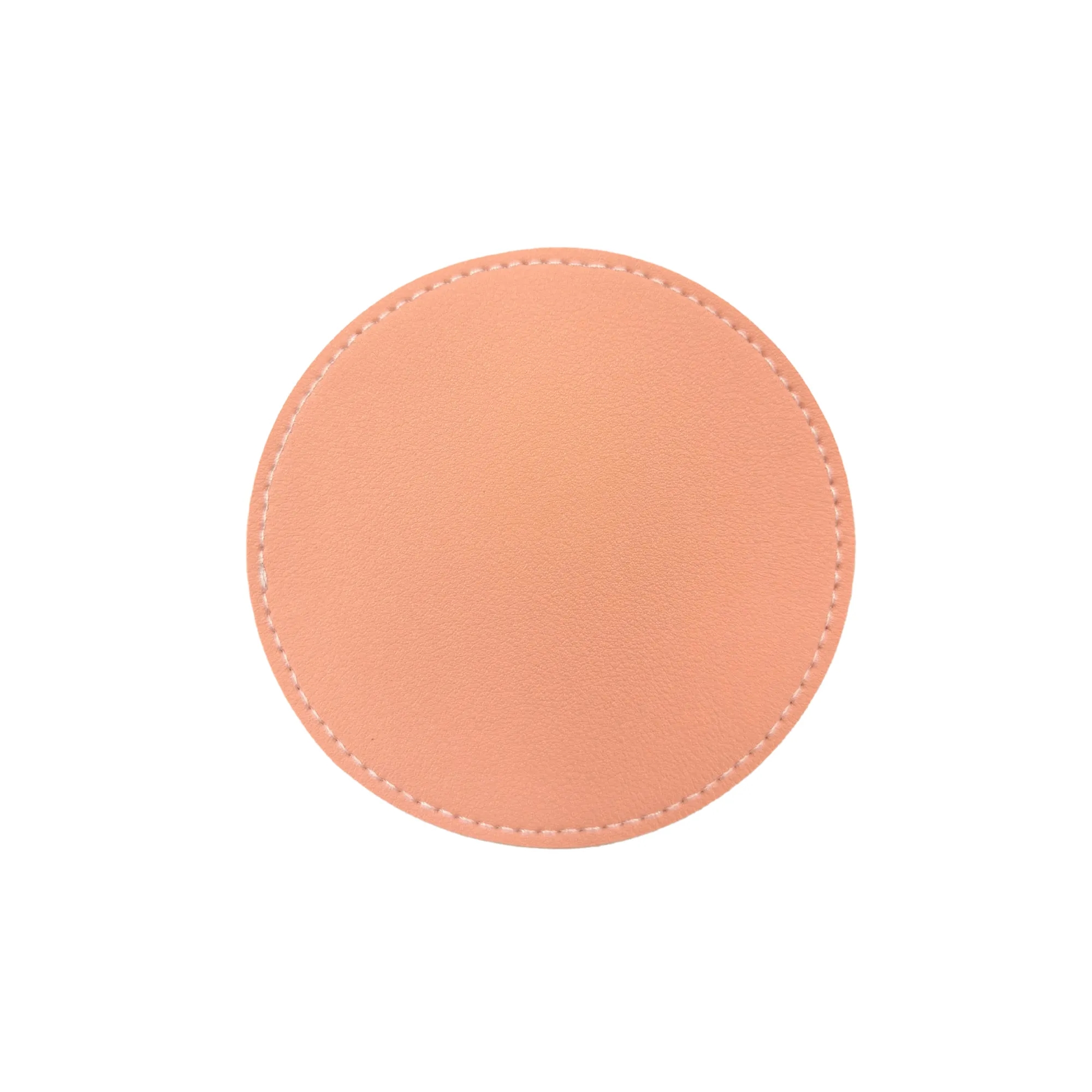 Leather Drink Coasters Round Cup Mat MOQ50pcs 6