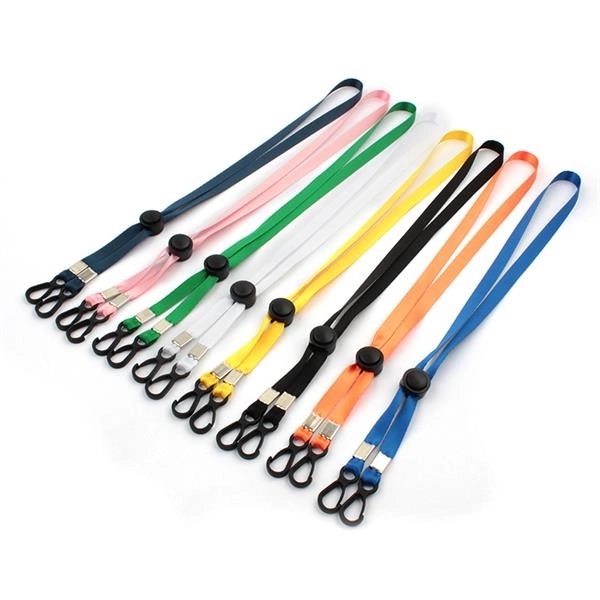 Adjustable Length Face Lanyard 1