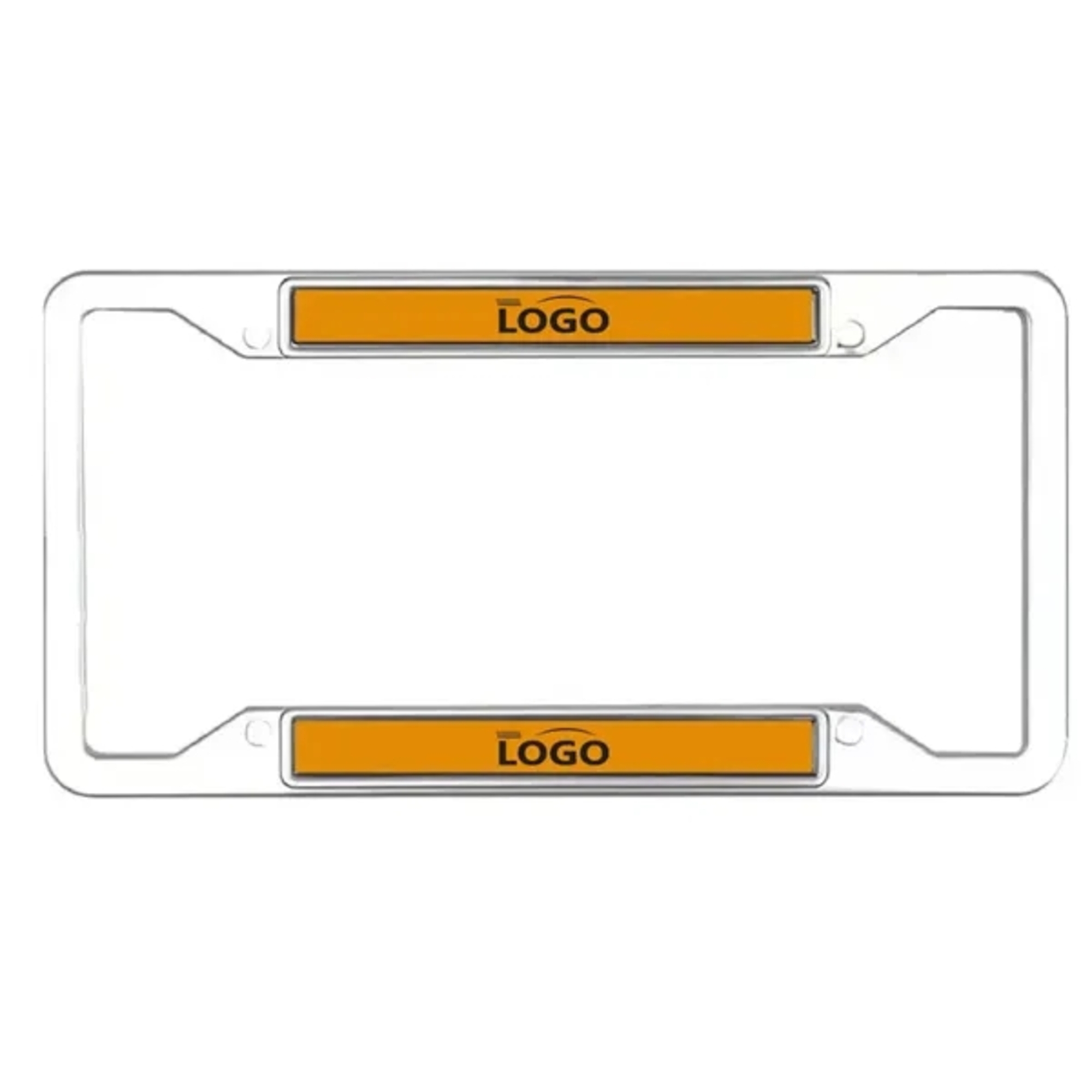 Four-Hole Customizable Acrylic License Plate Frame 1