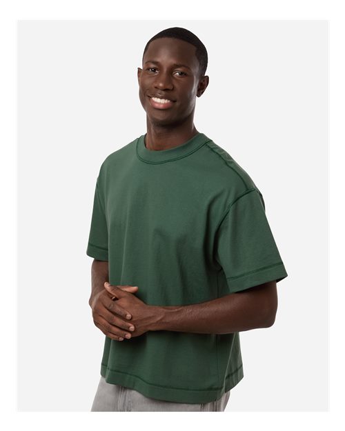 Unisex Heavyweight Cotton Mid-Length Tee - 13ML0 23