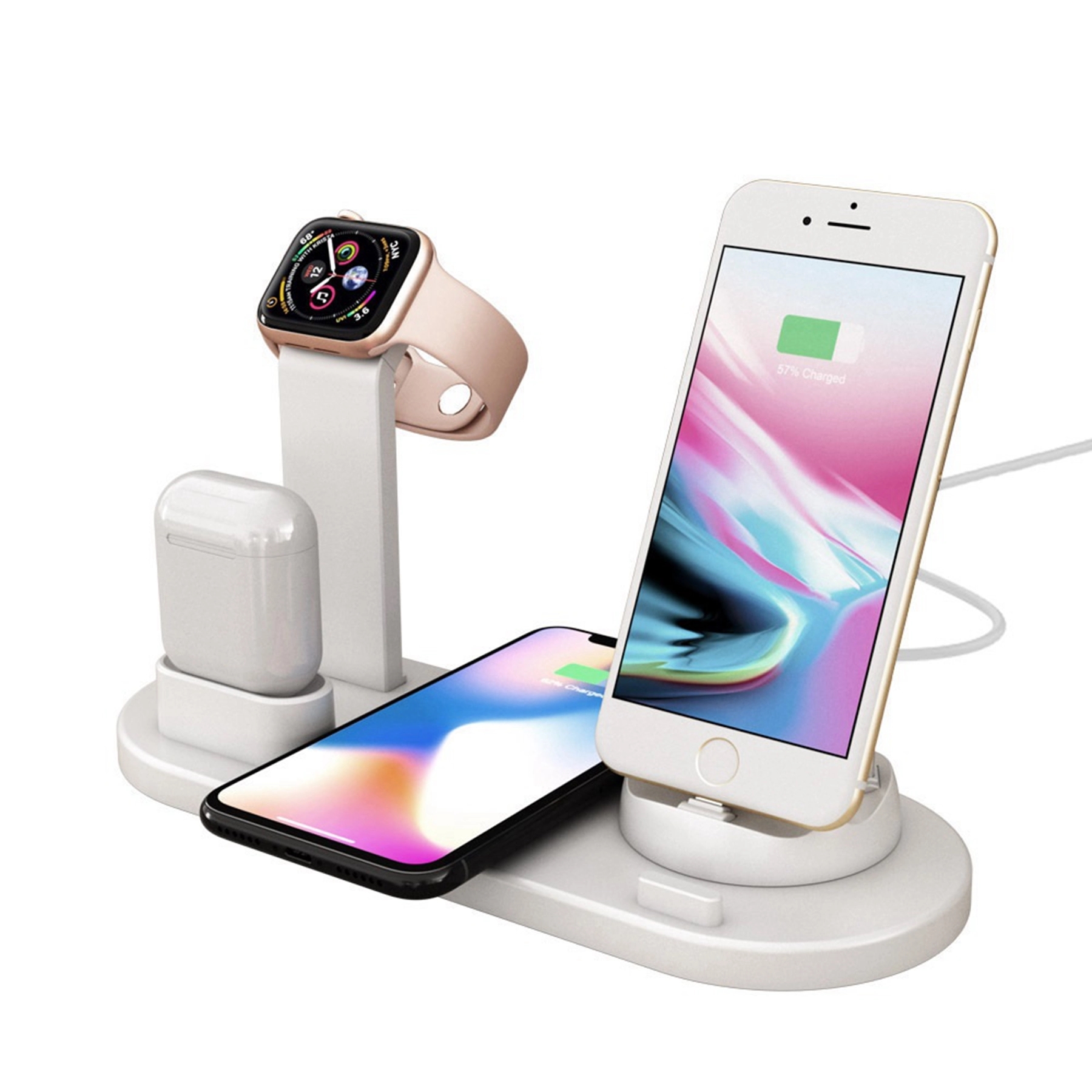 3 in 1 Wireless Charger for Cellphone Watch Earphone 9