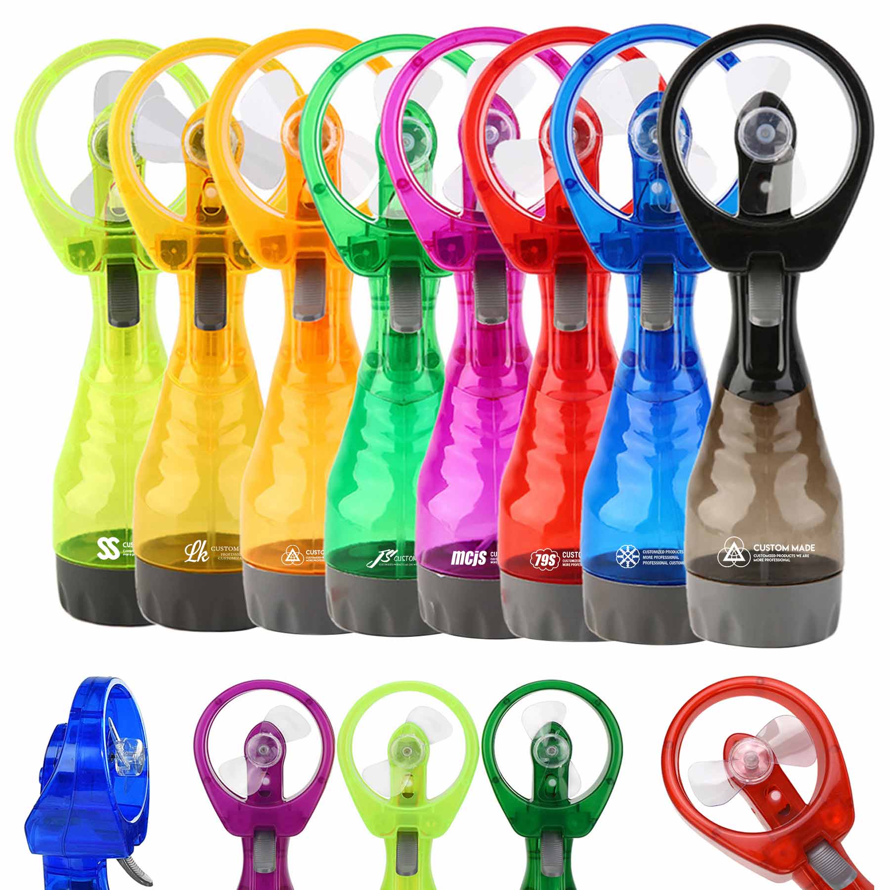 Handheld Battery Powered Water Misting Fan 1