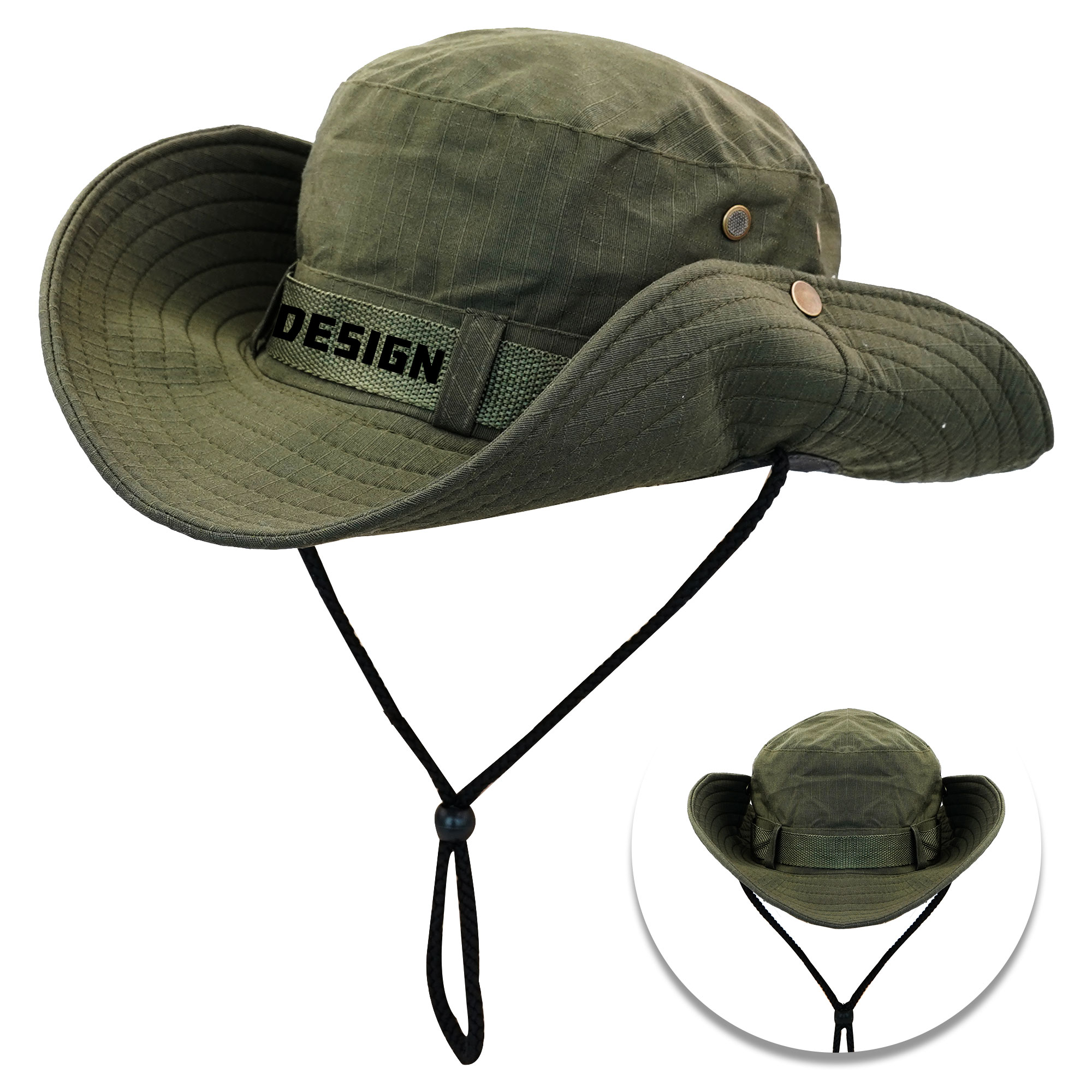 Wide Brim Sun Protection Bucket Hat 5