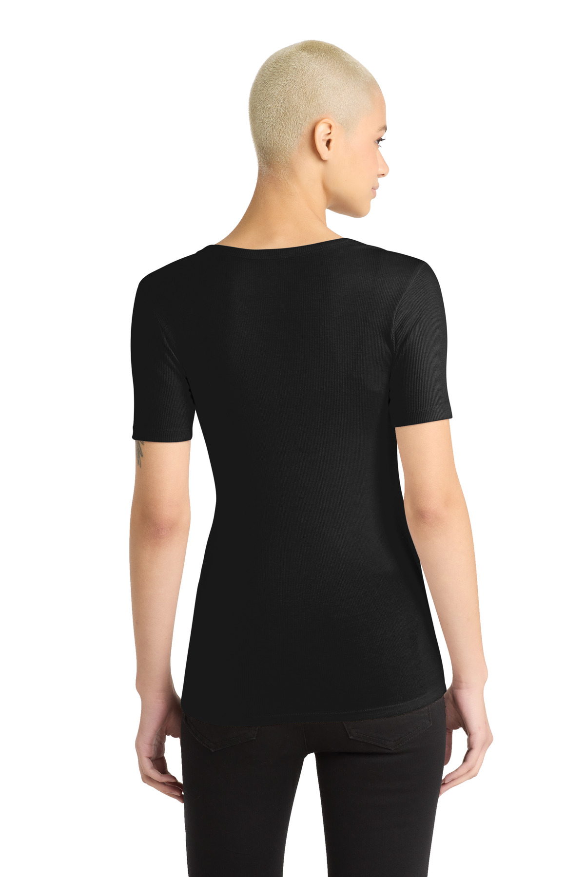 District Women's V.I.T. Rib Scoop Neck Tee DT6020 29