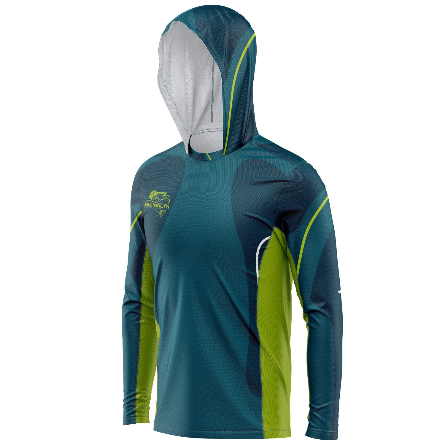 Youth 160 GSM Brushed Milk Silk Sublimation Hooded Long Sleeve T-shirt 3