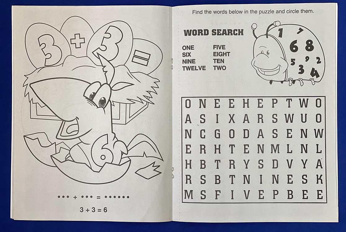 COLORING BOOK - Fun With Addition Coloring & Activity Book 6