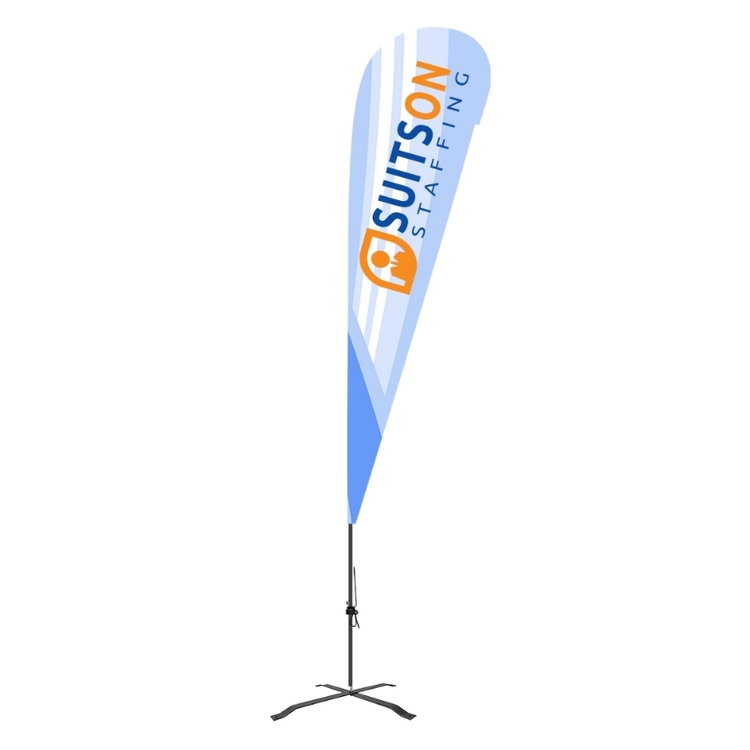 Flex Blade® G7 Teardrop Banner Kit, Double-Sided - 13.5' Outdoor Fag 2