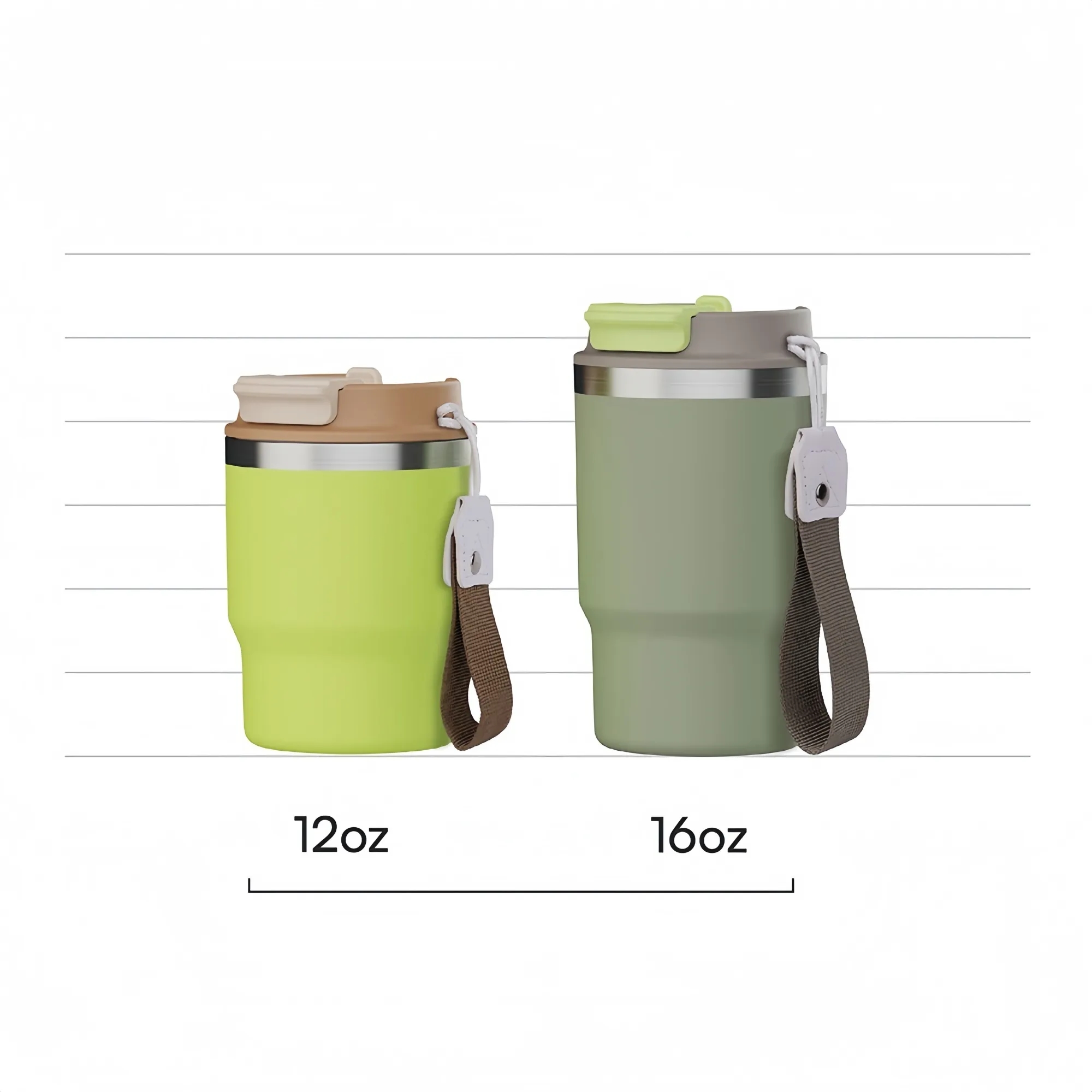 16 oz Stainless Steel Vacuum Coffee Mug 8