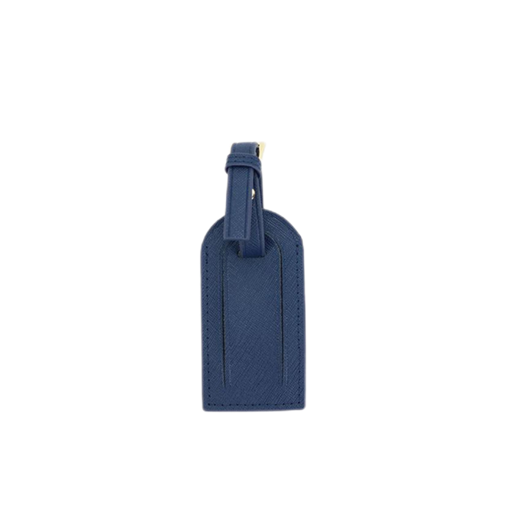 Genuine Leather Luggage ID Tag, custom luggage tag with logo imprint 3
