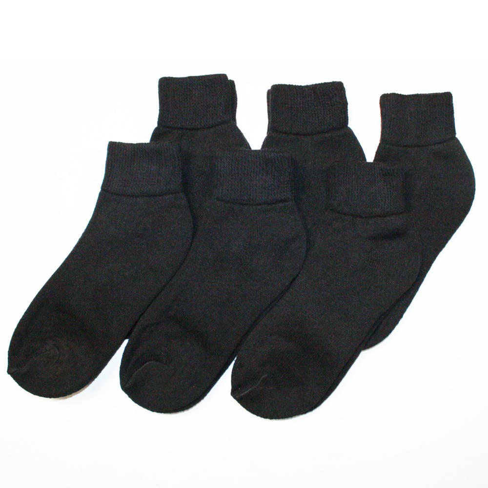 Adult Ankle Socks - Black 2