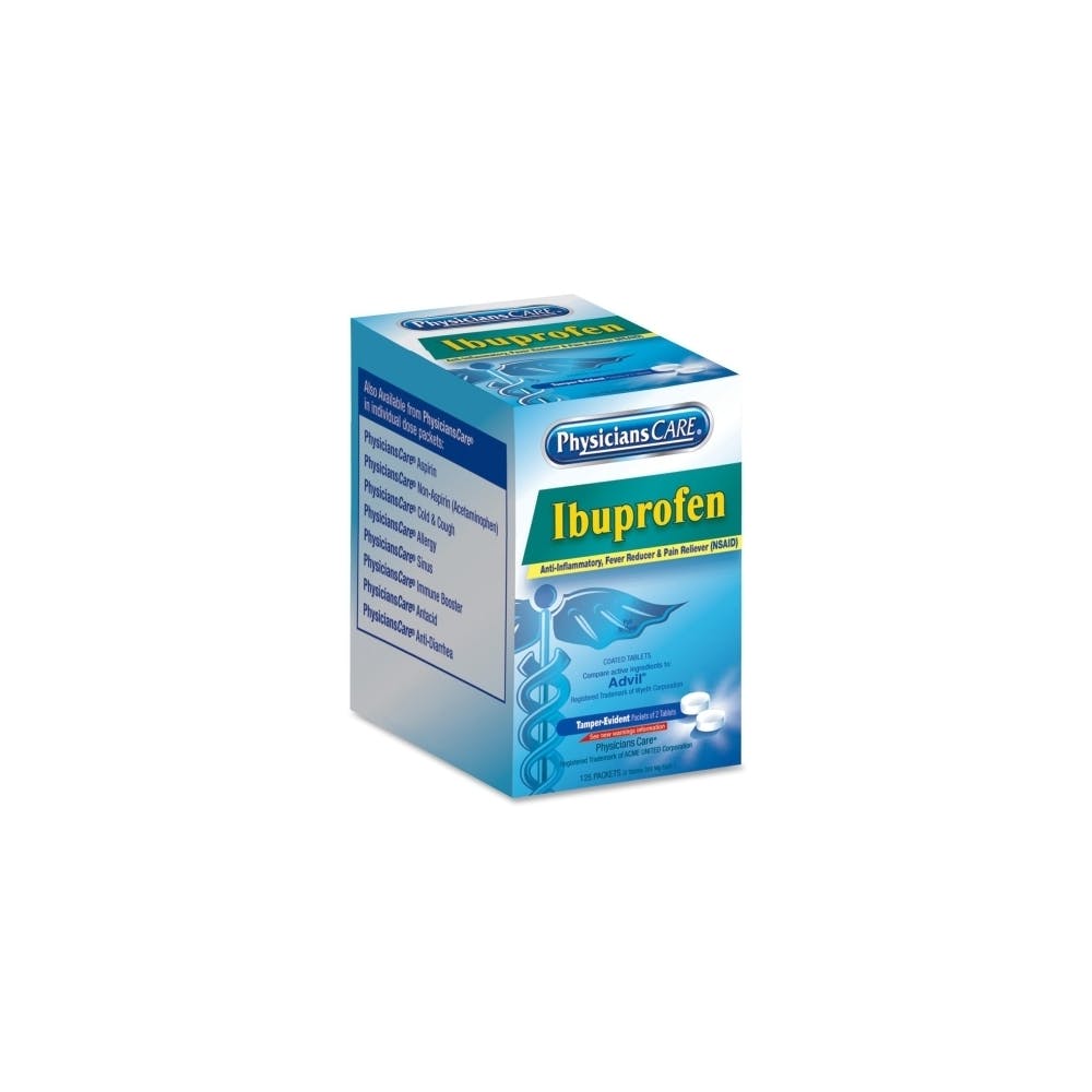 Ibuprofen Dispensers - 2 Tablets 125 Count 1
