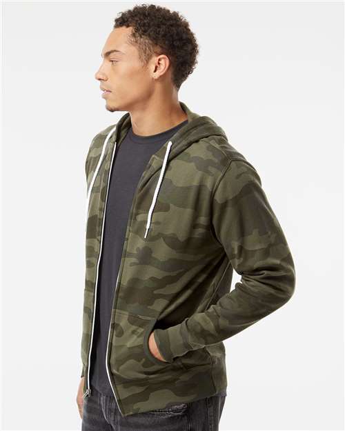 Unisex Lightweight Full-Zip Hooded Sweatshirt - AFX90UNZ 22