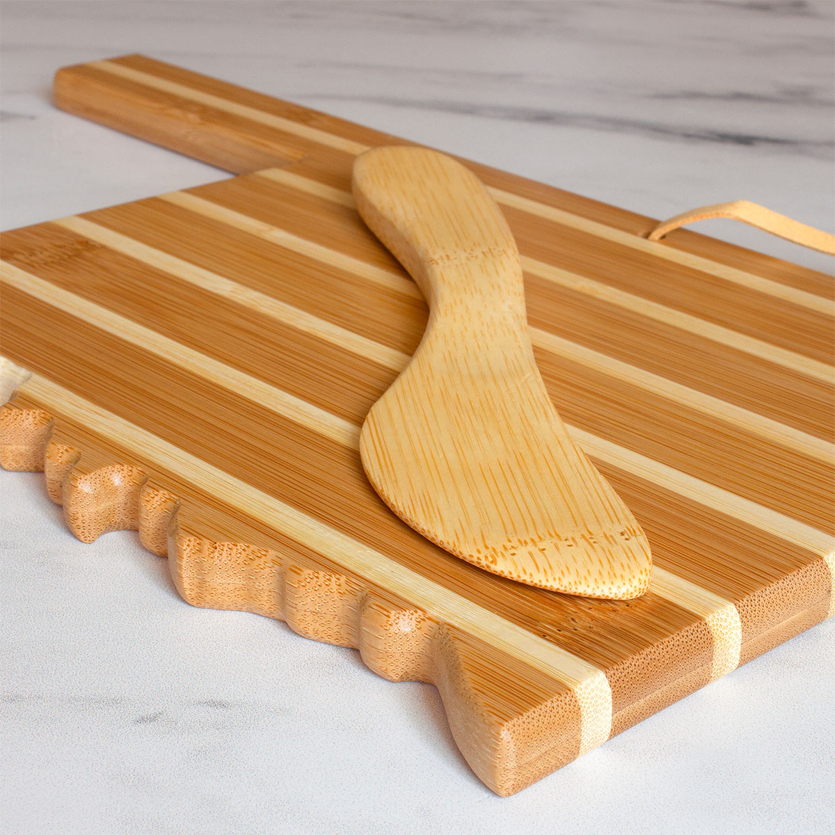 Oklahoma Charcuterie Board with Spreader Knife Gift Set 4