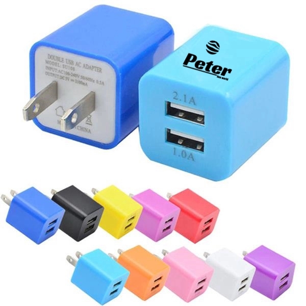 Dual USB Port Wall Charger 2