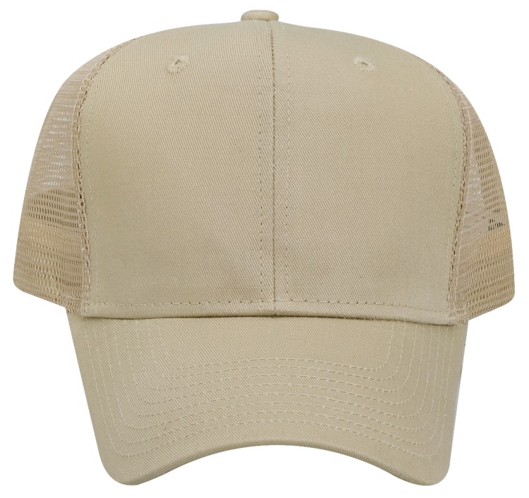 OTTO CAP® 6 Panel Mid Profile Mesh Back Trucker Hat 26