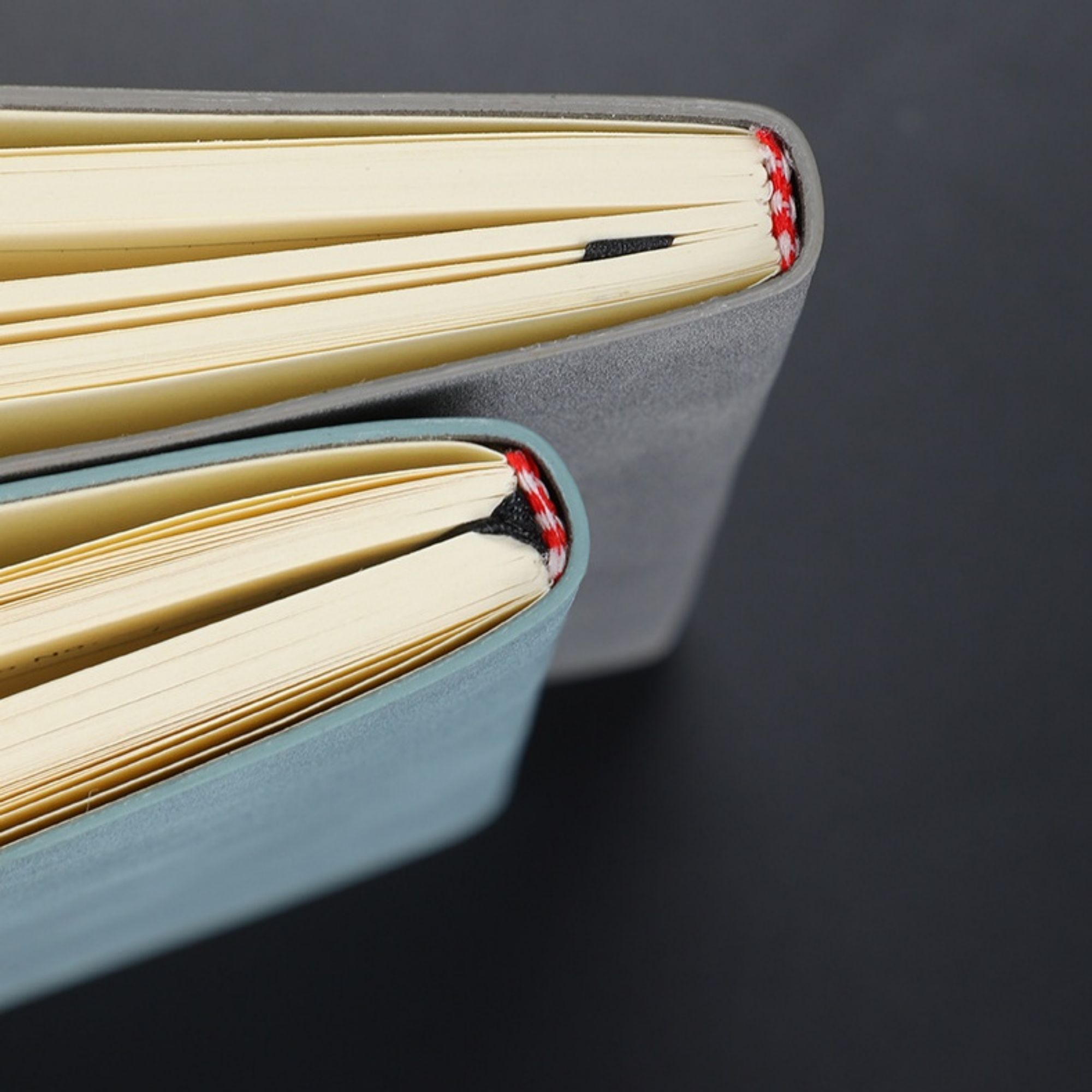 5.8"x8.3" 200 Pages Classic Notebook With Leather Cover 4