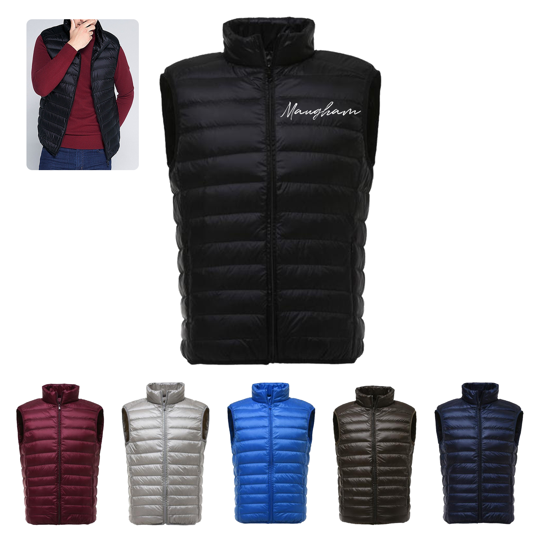 Lightweight Puffer Vest for men and women (customized) 2