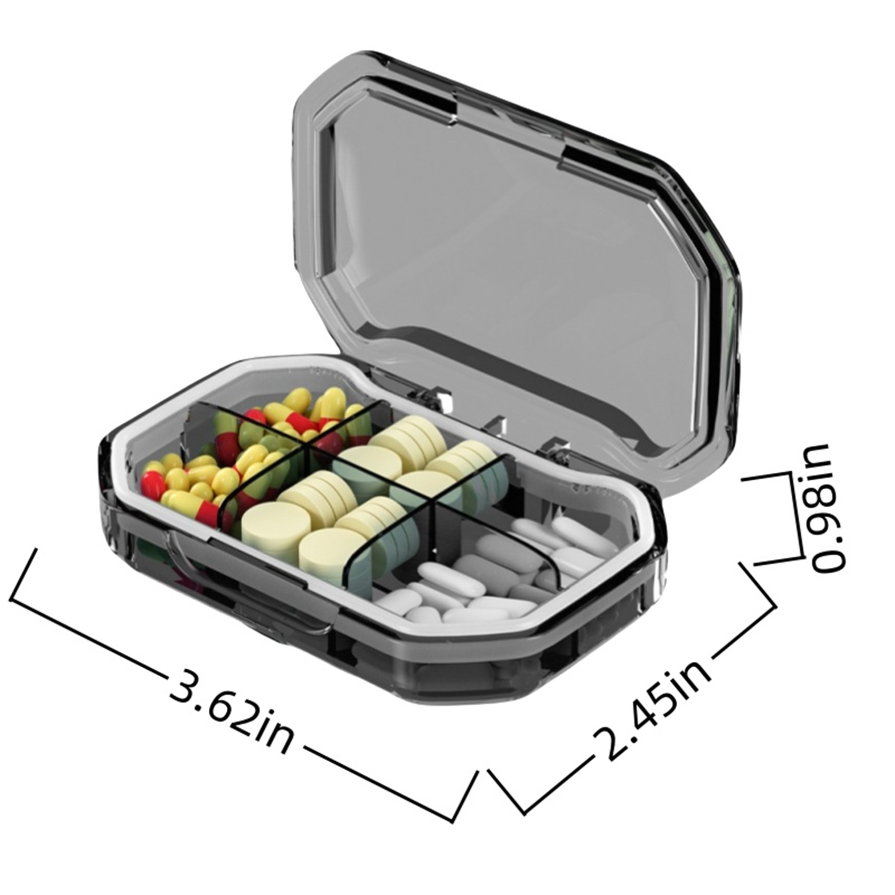 Travel Pill Organizer 4