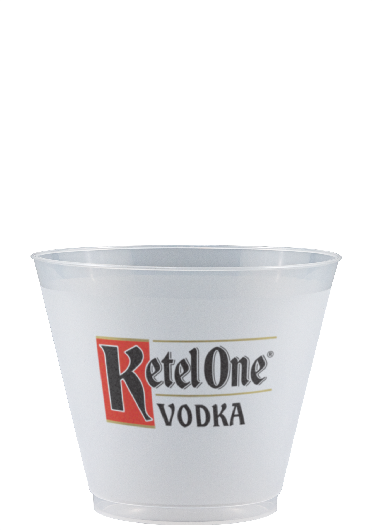9 oz Frost-Flex Plastic Rocks Cup Frosted Hi-Speed Print 1