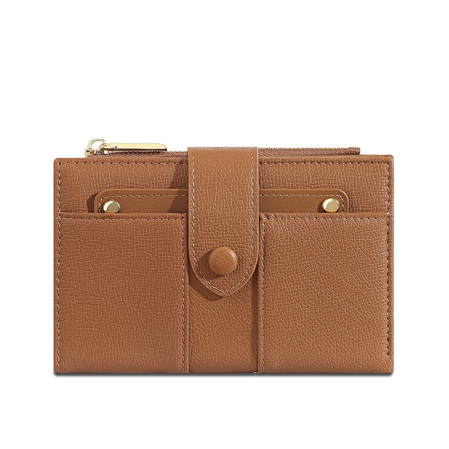 Stylish Women's PU Wallet - Foldable Card & Coin Holder 8