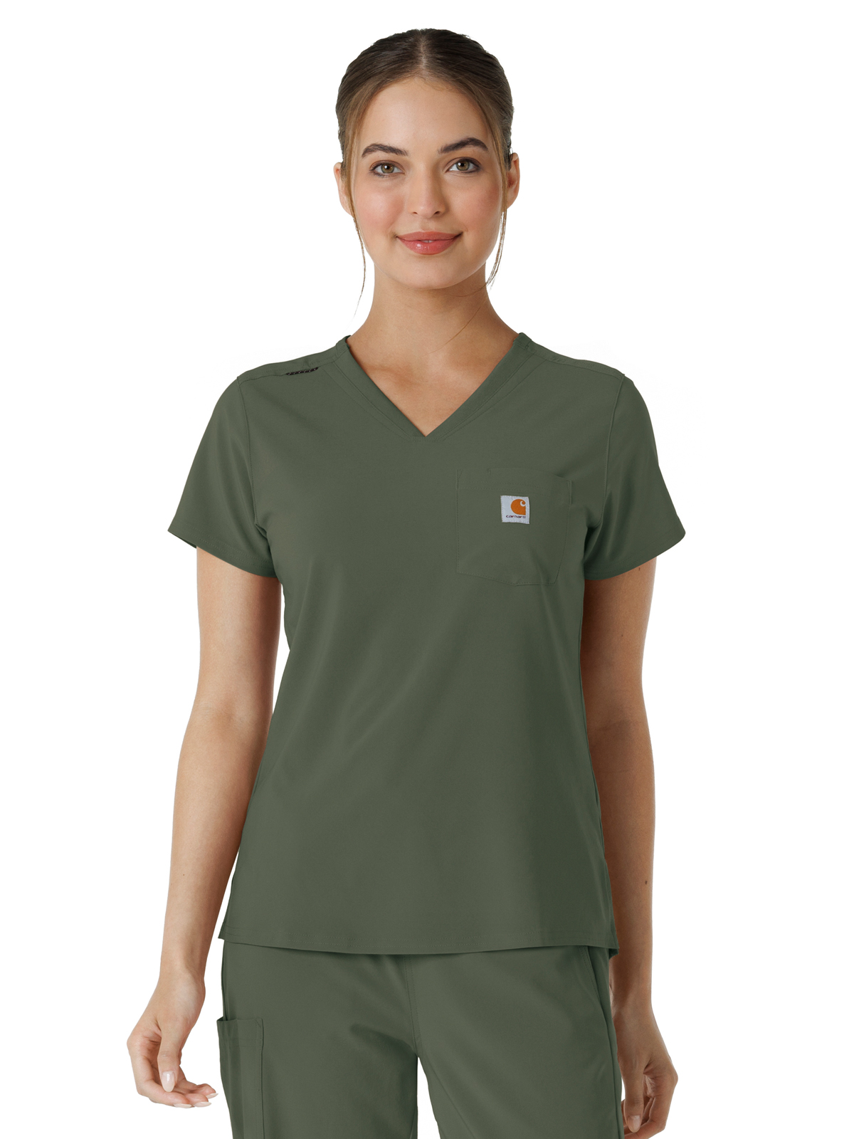 Carhartt Scrubs - Force Cross-Flex - Women's One-Pocket Tuck-In Top