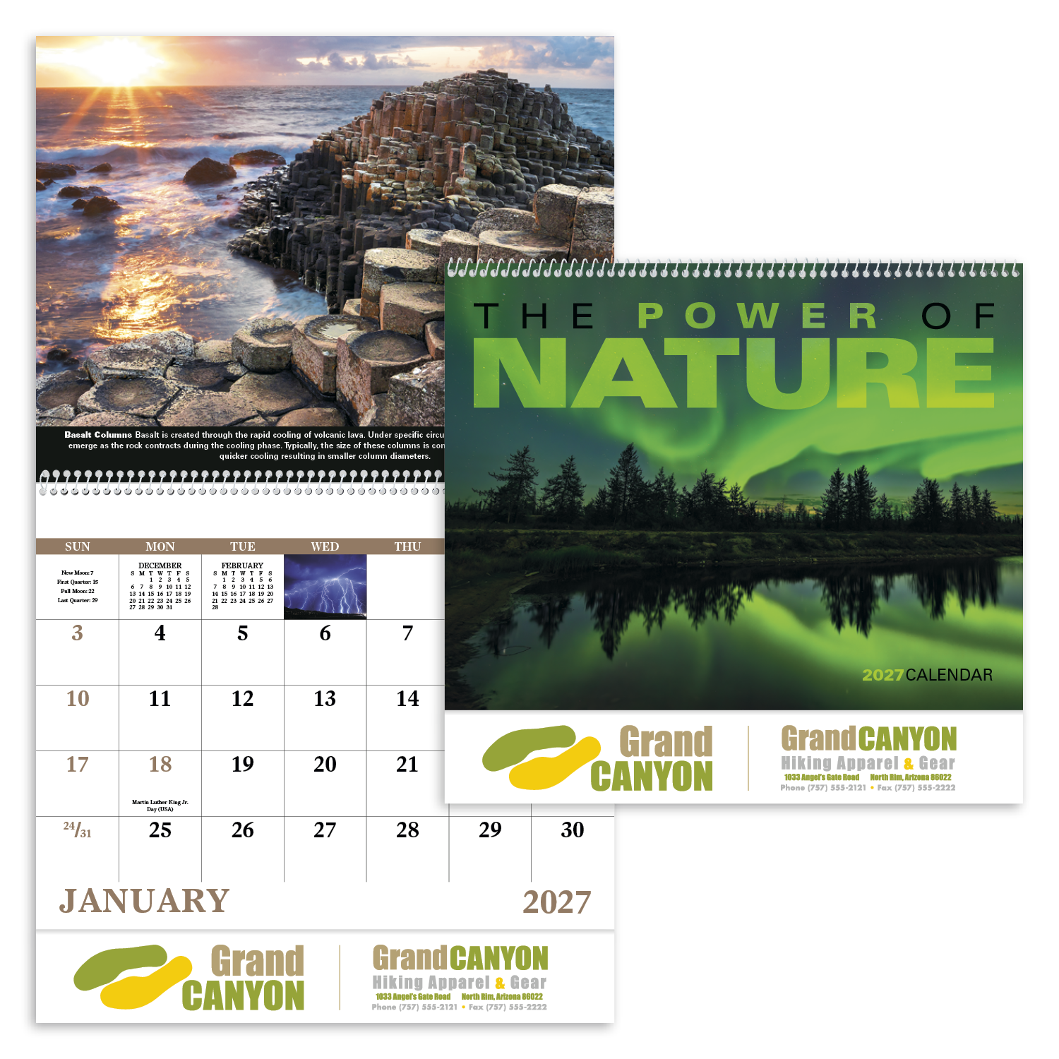 Good Value™ The Power of Nature - Spiral Calendar 3
