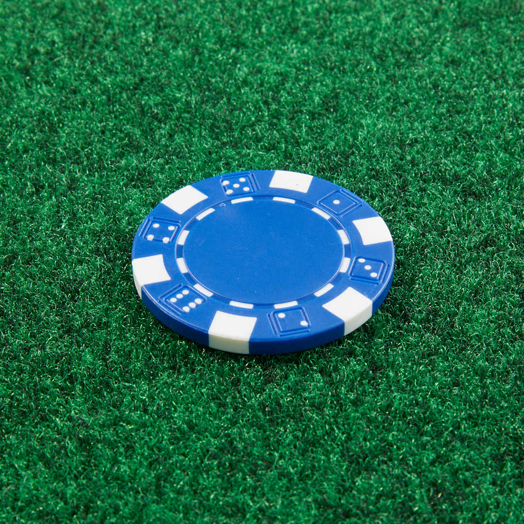 Recycled Poker Chip Ball Marker 15