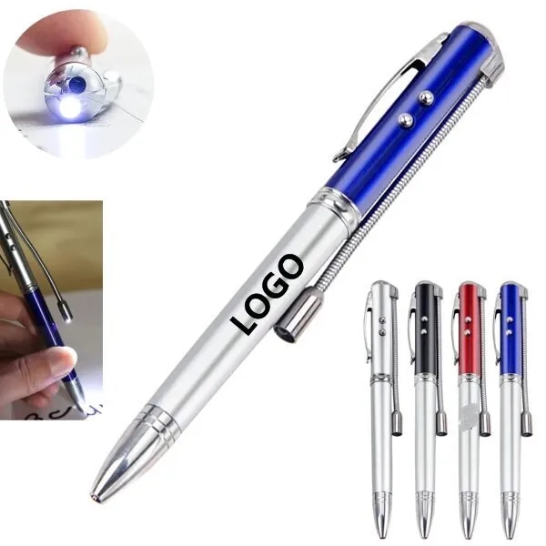 4 in 1 Multifunctional Laser Pointer With LED Light Pen 2