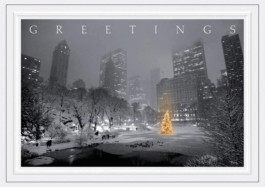 City Park Glow Christmas Cards 2