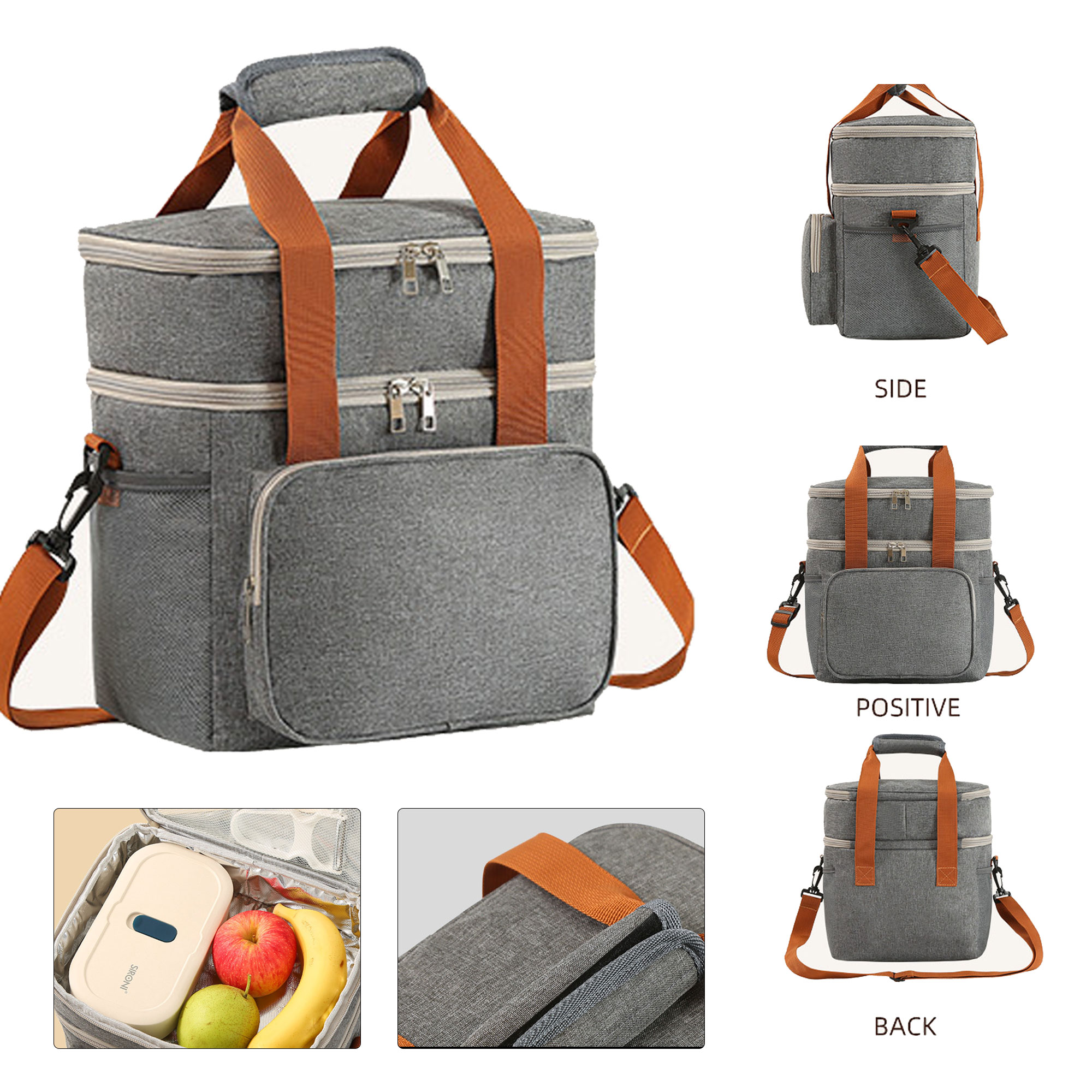 Outdoor Convenient Insulated Meal Bag 2