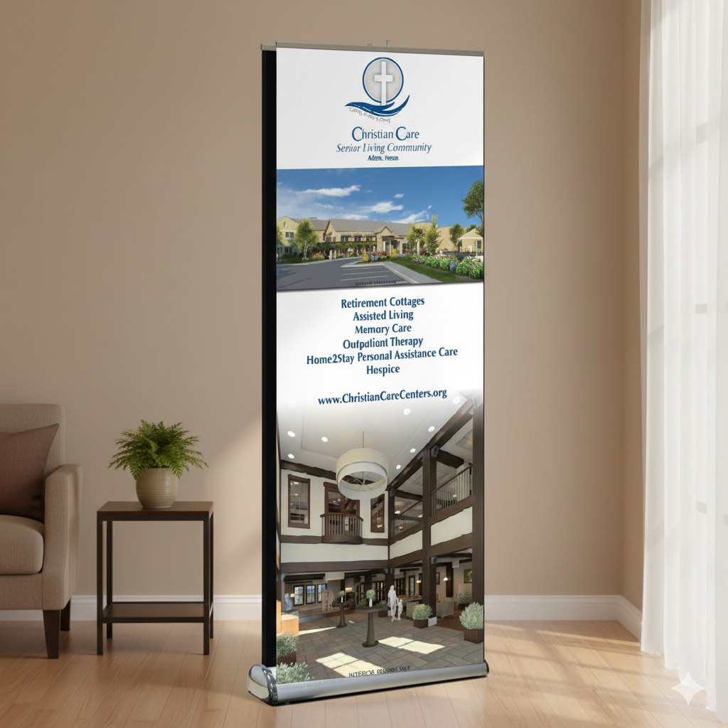 Double-Sided Premium Retractable Kit, Premium Film Retractable Banner Stand, 33" x 80" 4