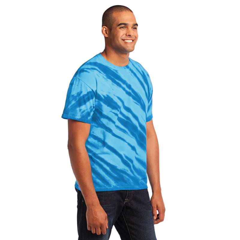 Port & Company - Tiger Stripe Tie-Dye Tee. 40