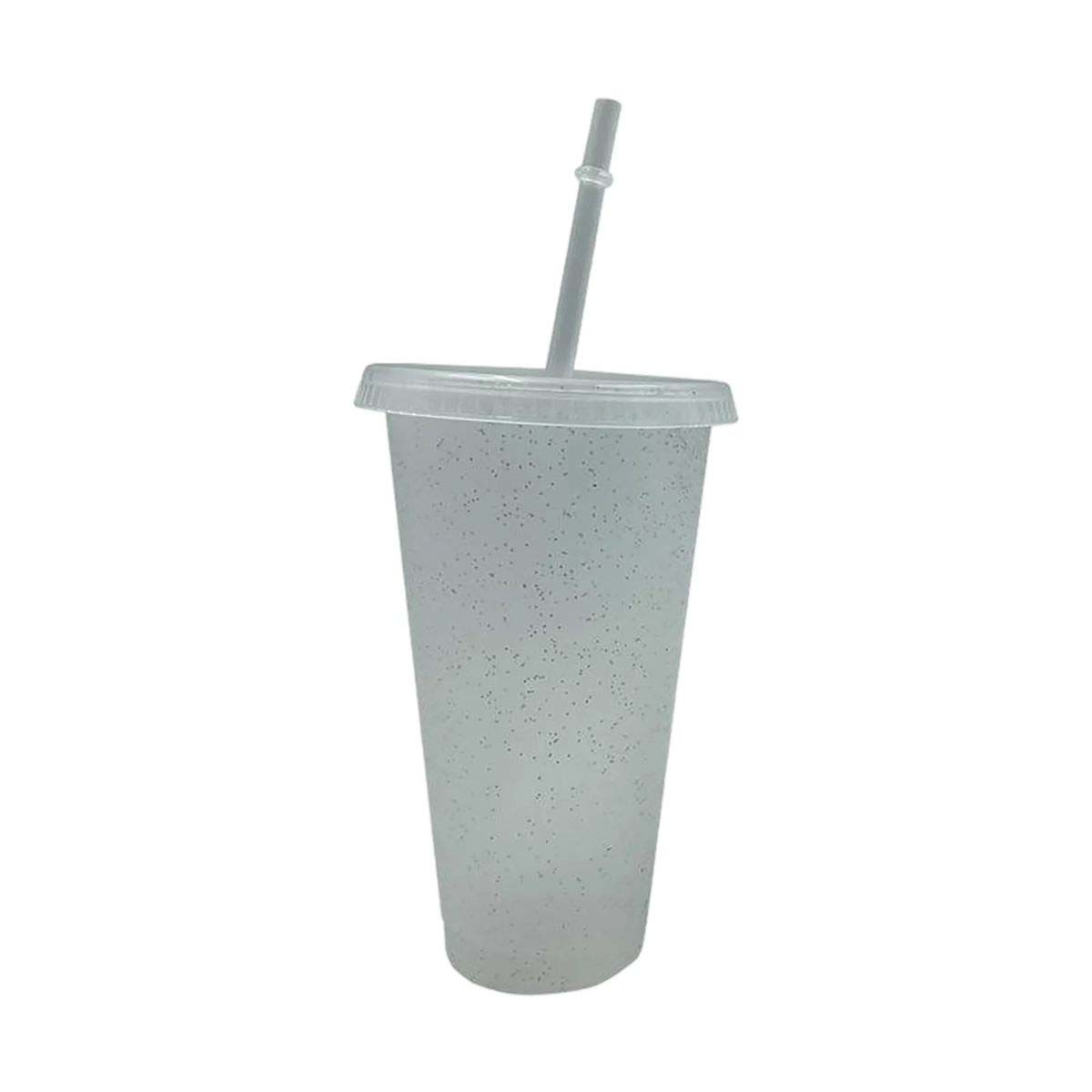 Reusable Sparkle Straw Cup 24oz for Drinks 13
