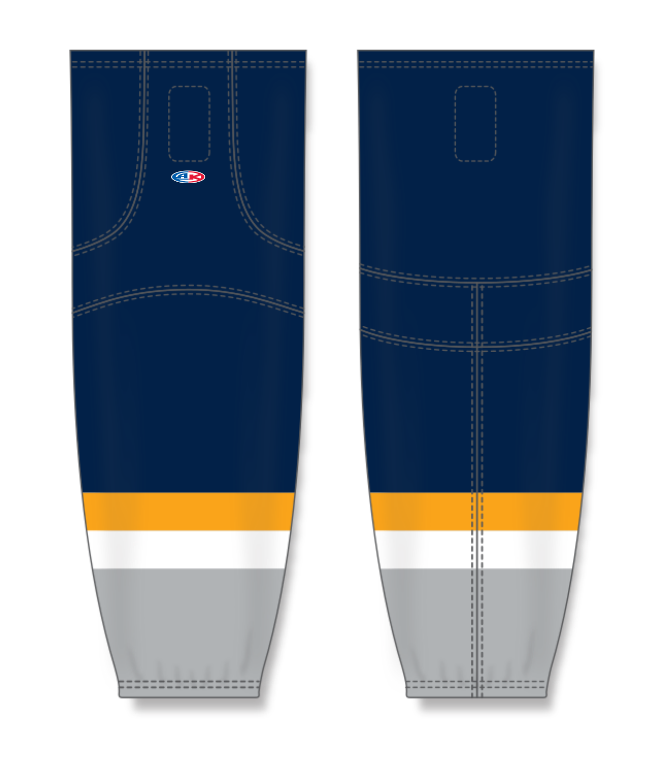 Cut & Sew Pro Hockey Socks HS2100-G58 3
