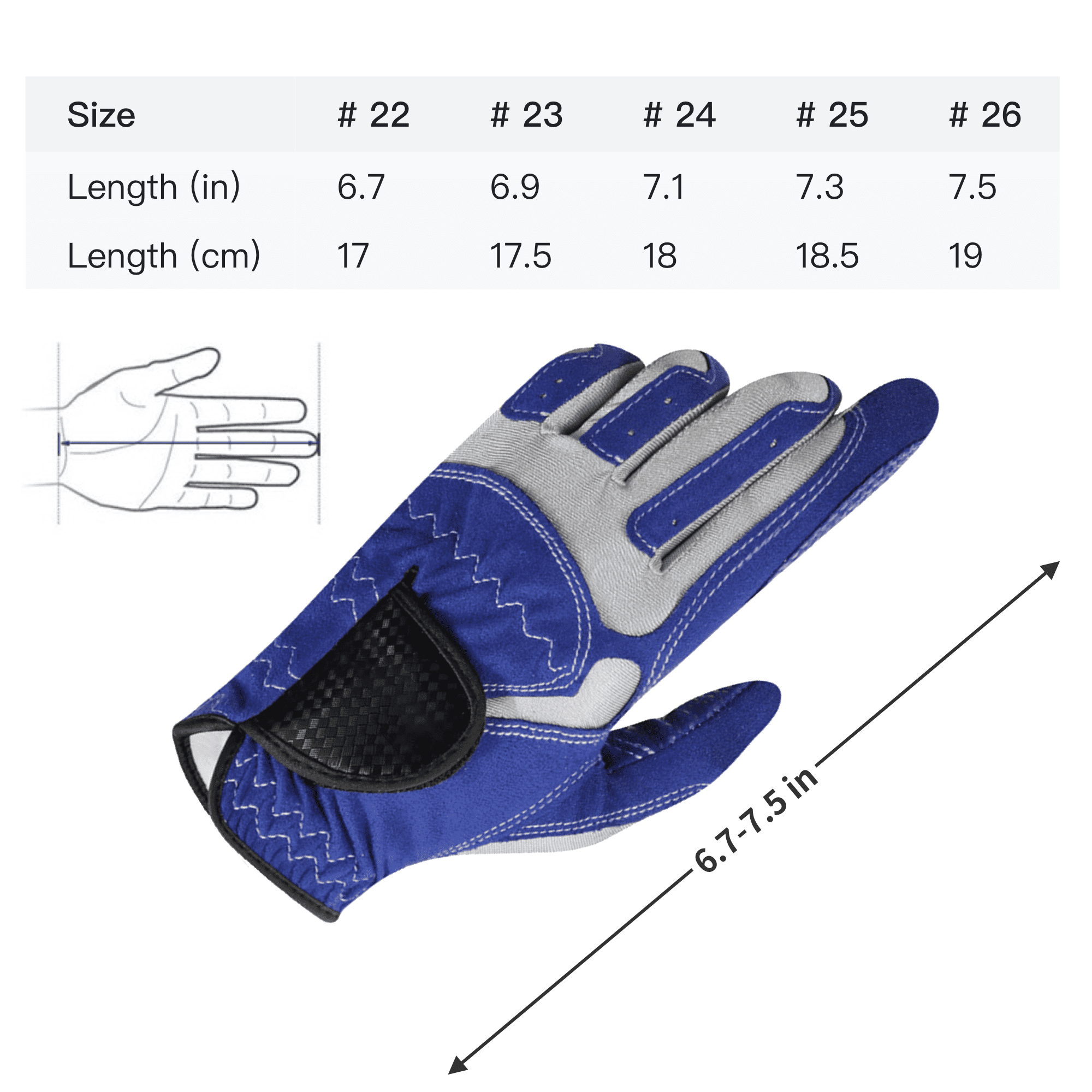 Men's Microfiber Lycra Breathable Anti-Slip Golf Glove 1