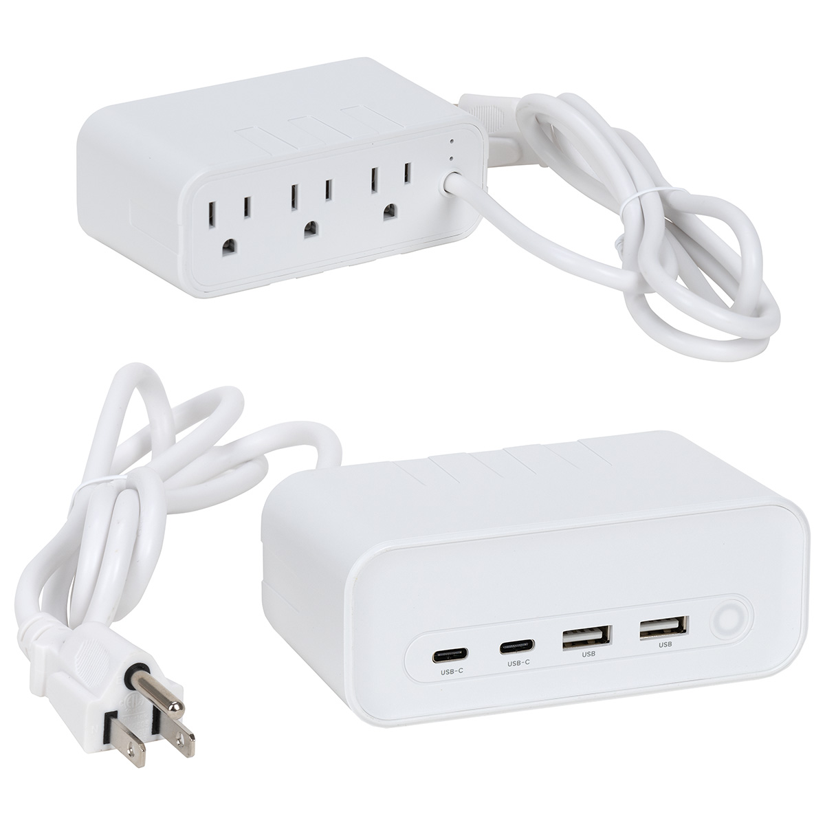 Relay 5 Ft. Charging Station with Type-C, USB & AC Outlets 6