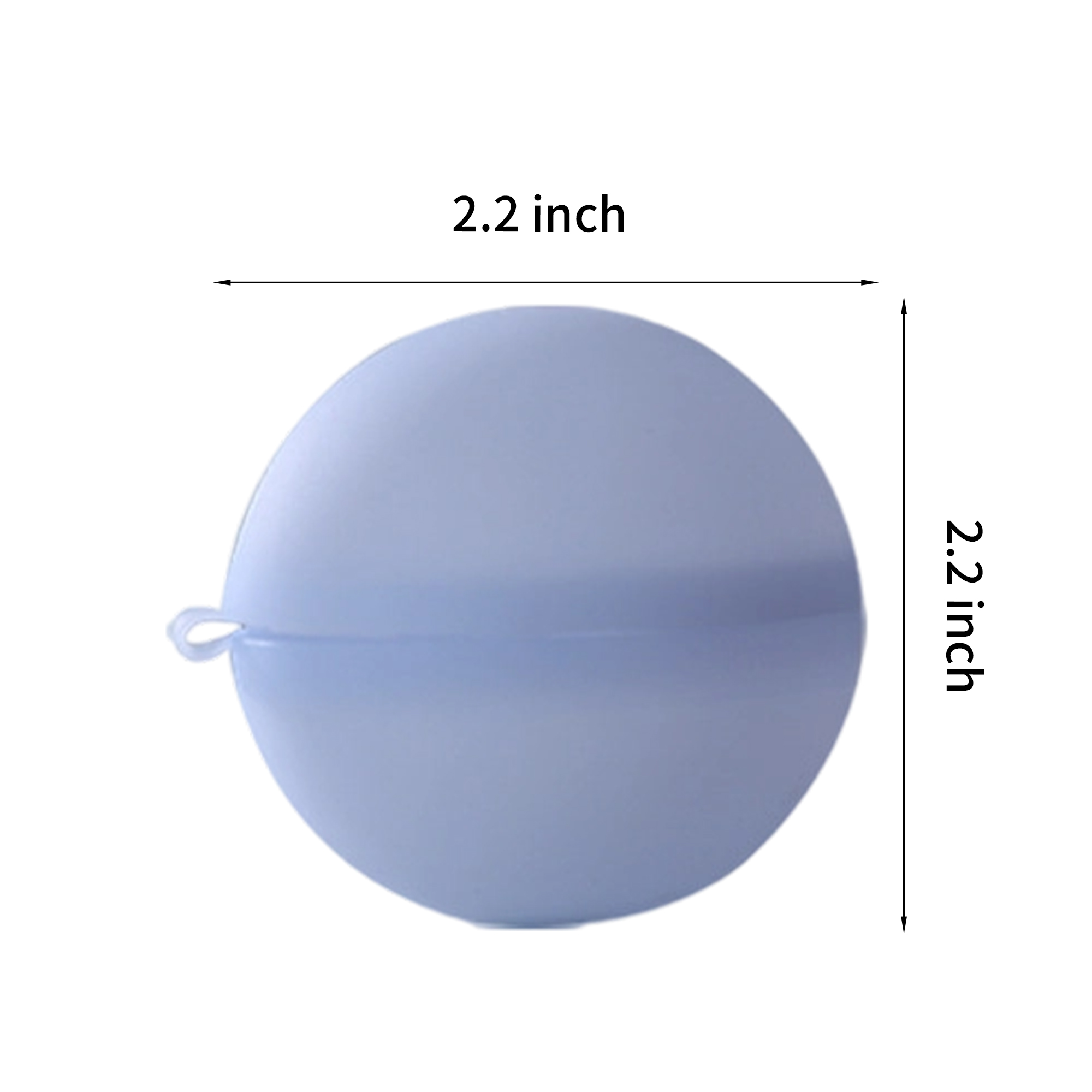 Reusable Silicone Water Splash Ball 2.2" 4