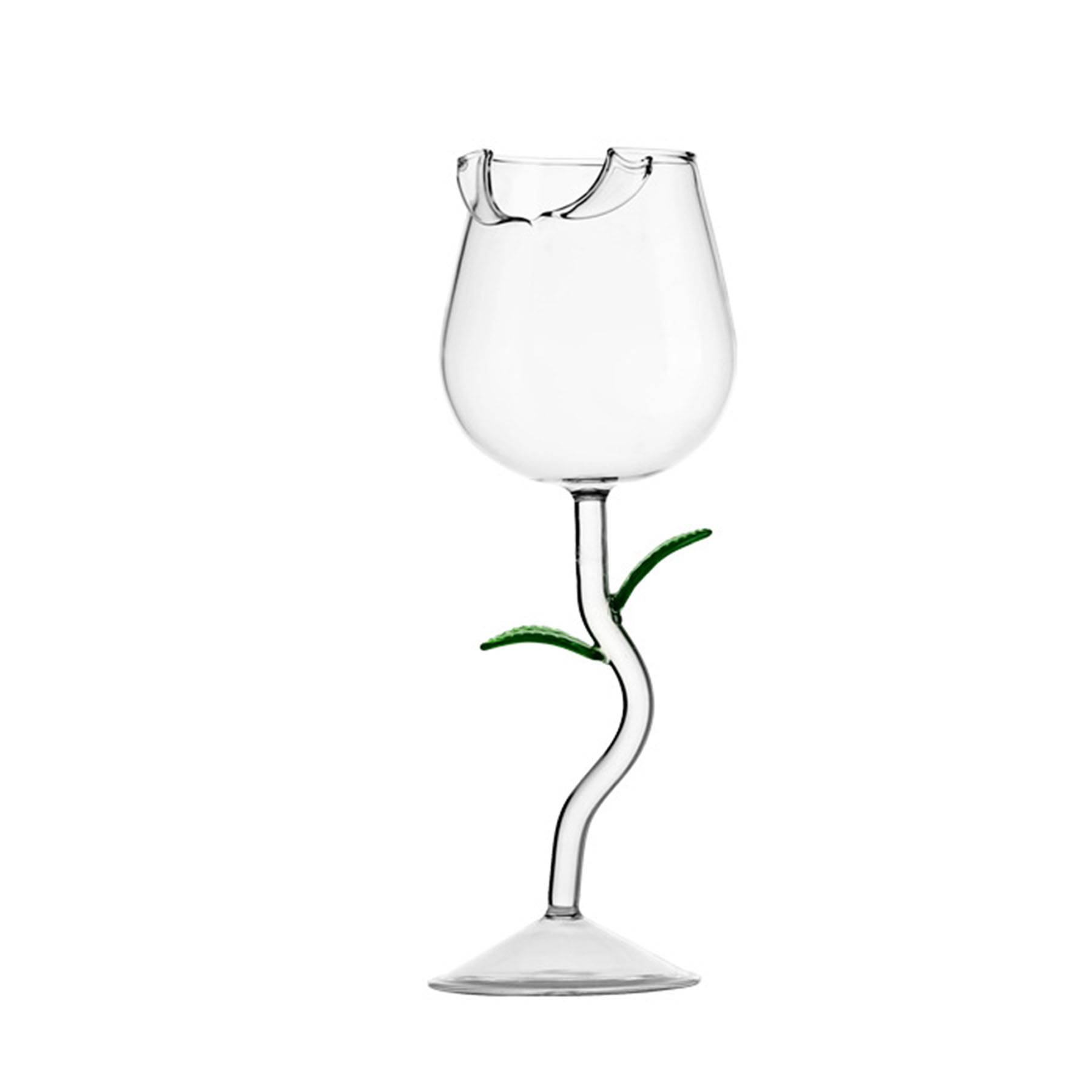 9.5oz Creative Rose Glass Goblet 9