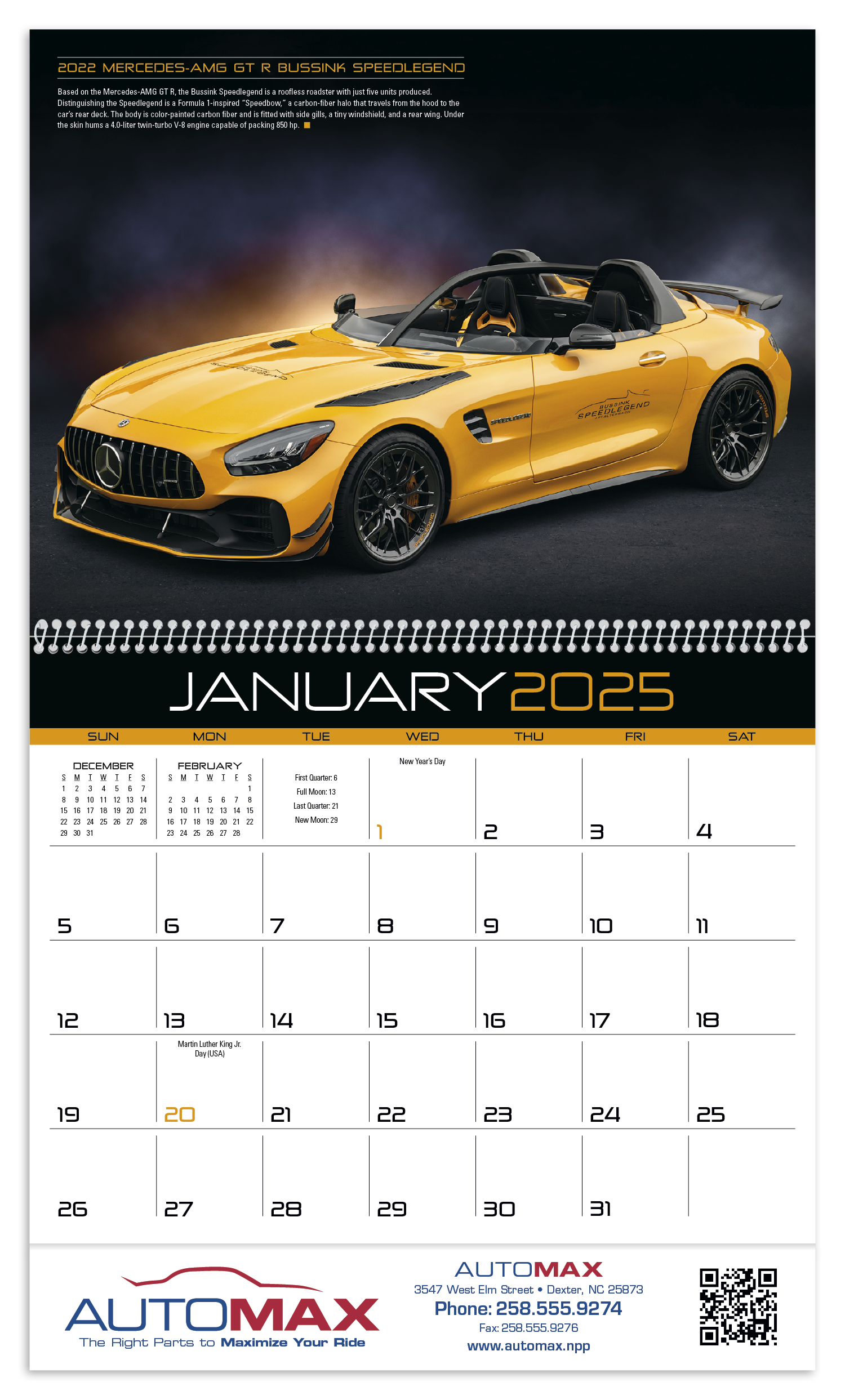 Triumph® Calendars Exotic Cars Calendar 18