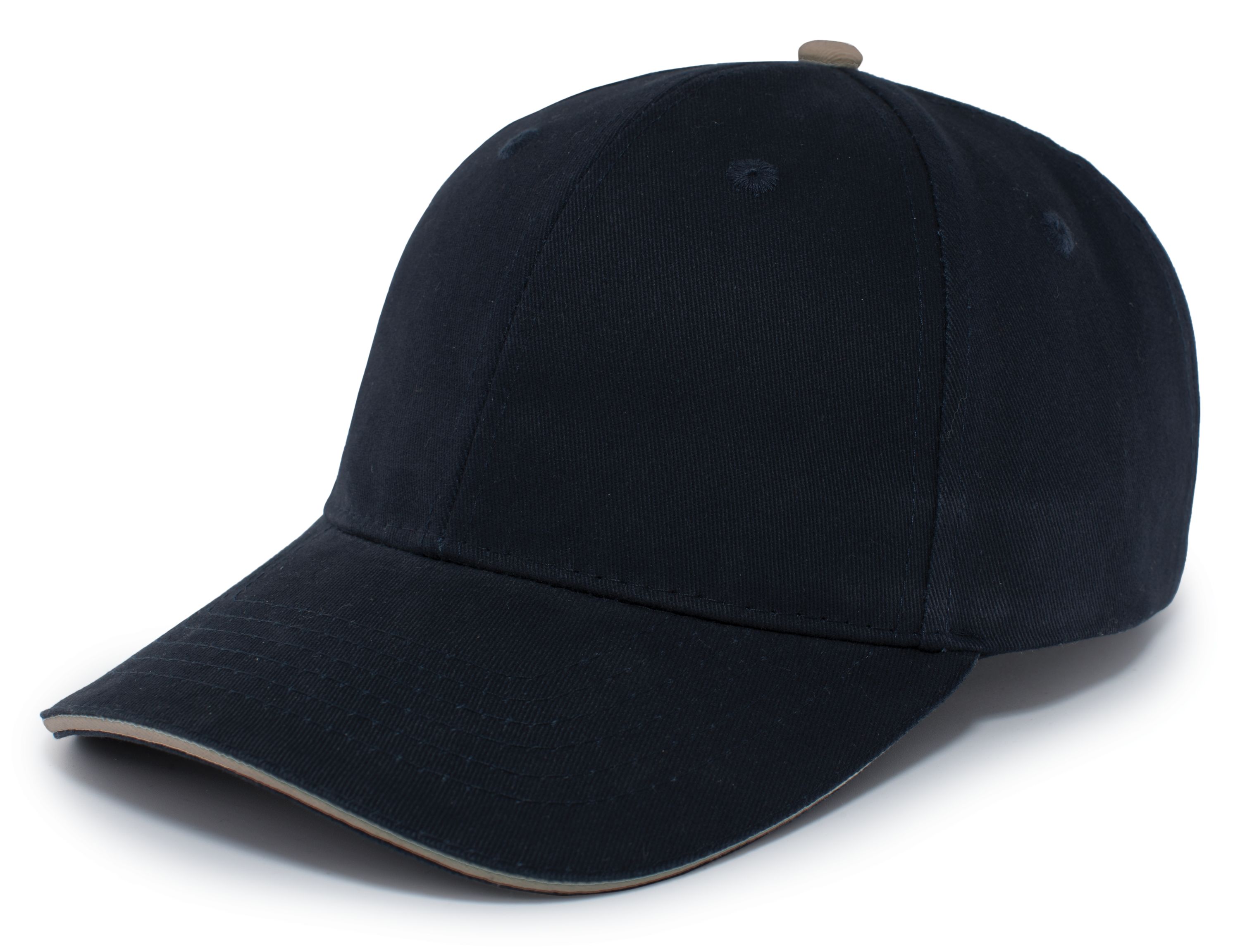 Brushed Twill Cap With Sandwich Bill 6