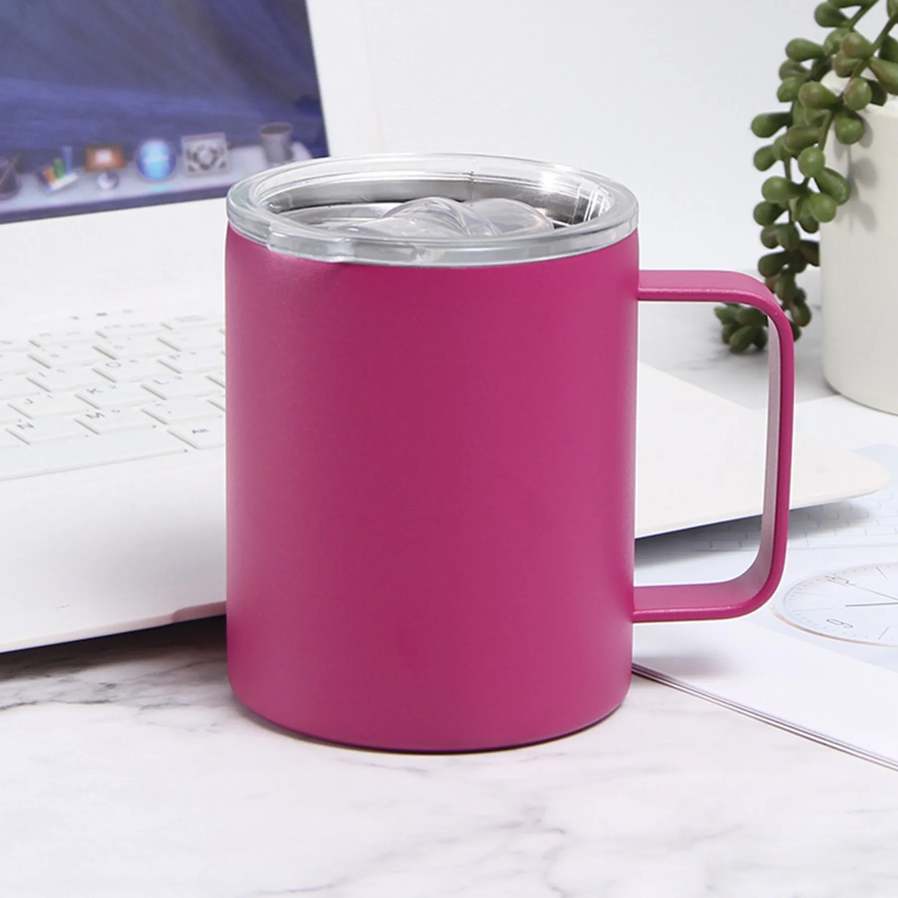 12 Oz. Double Wall Stainless Steel Vacuum Coffee Mug 11