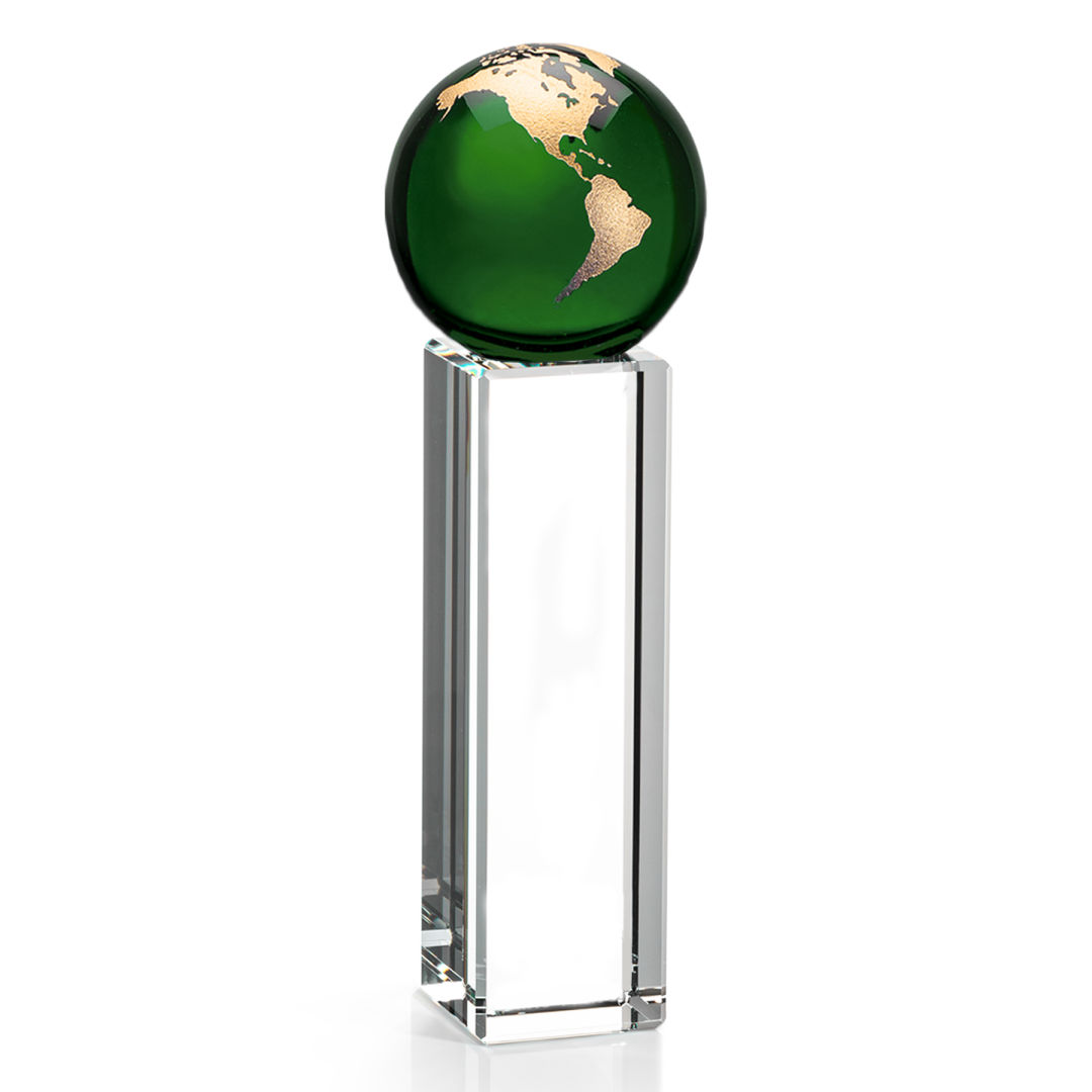 Luz Globe Award - Green/Gold 16