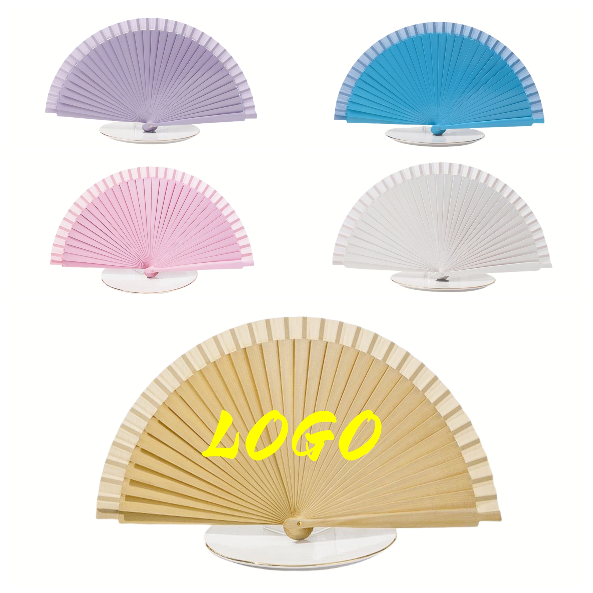 DIY Bamboo Decoration Folding Fans 4