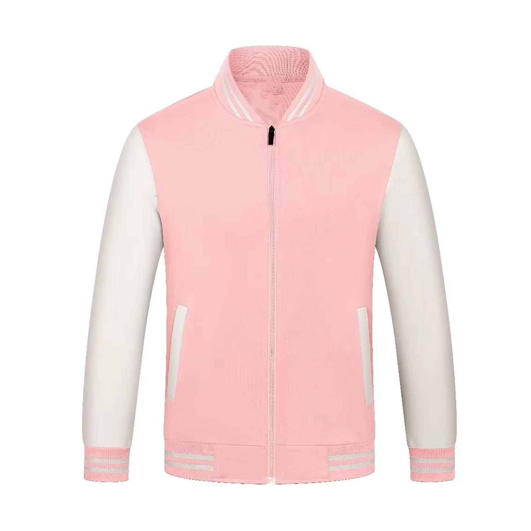 Unisex Zipper Baseball Jacket 5