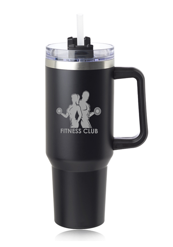 40 oz. Alps Stainless Steel Travel Mugs with Handle 16