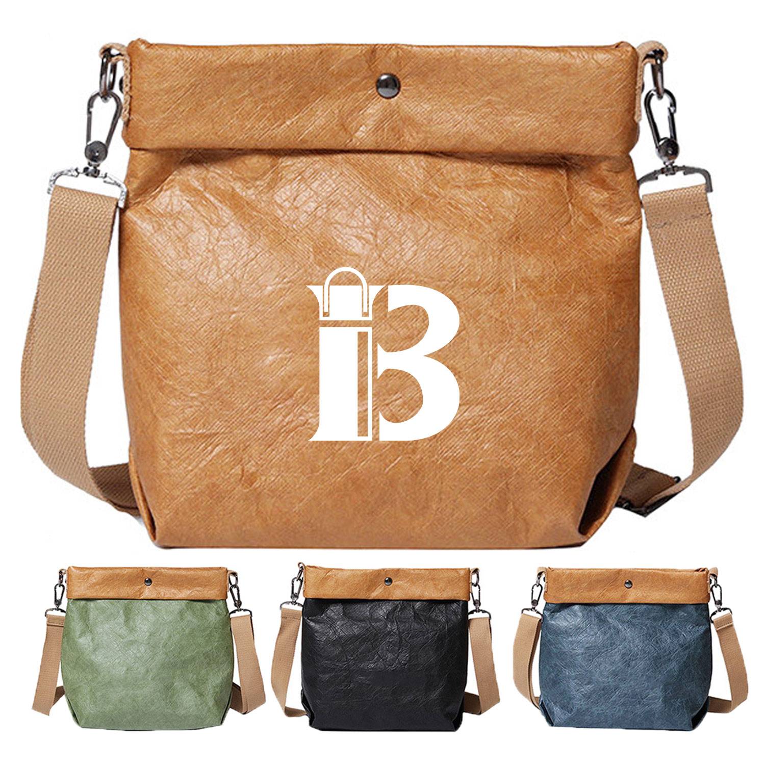 Versatile Fashion Eco-friendly Tyvek Paper Crossbody Bag