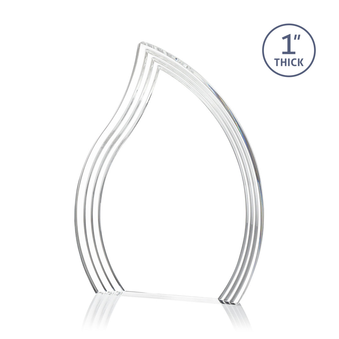 Tidworth Flame Award - Clear 3