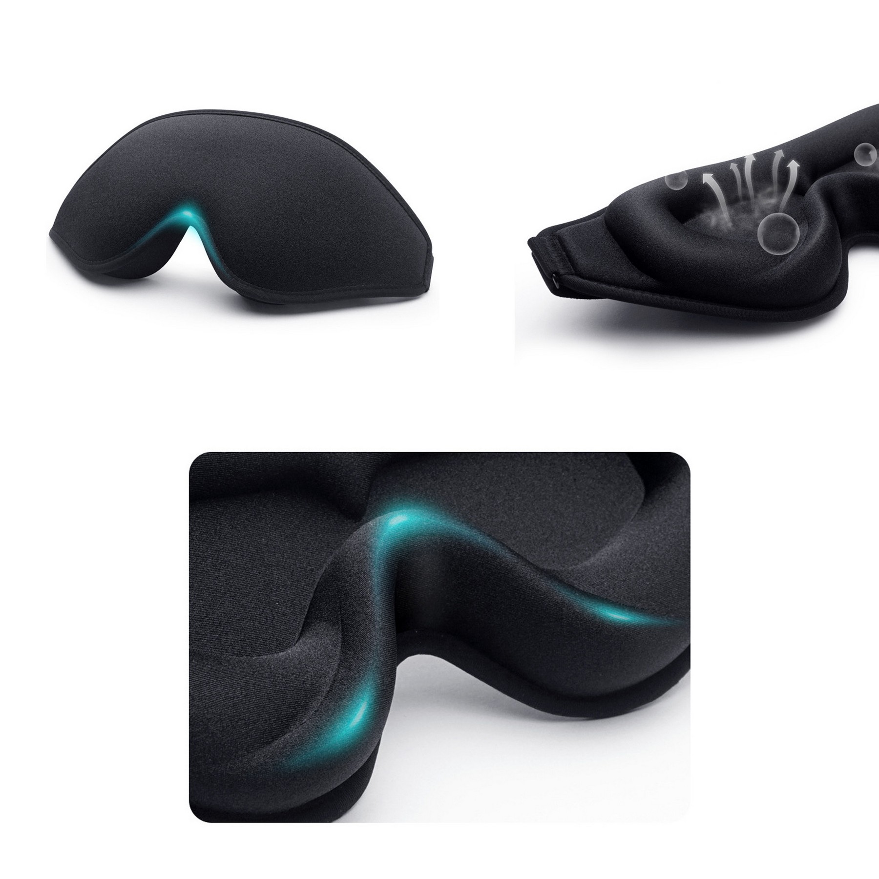 3D Blackout Sleep Mask 1
