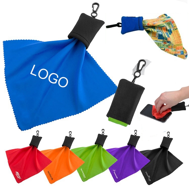Portable Tech Cleaning Cloth Pouch 5
